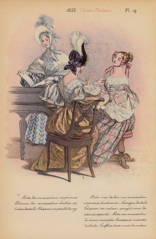 Mode française : 1835, Louis-Philippe - Louis Colas