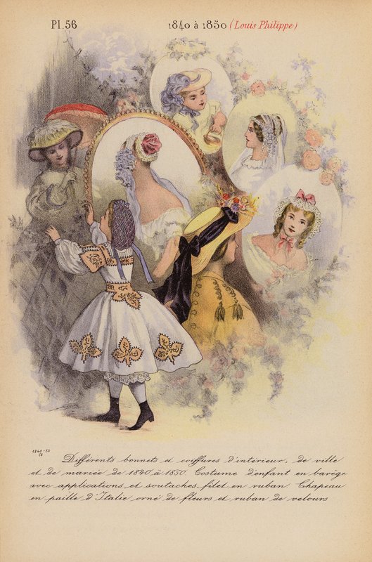 Mode française : 1840 à 1850, Louis-Philippe - Louis Colas