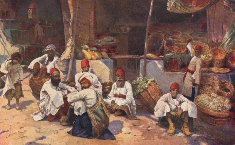 Une boutique persane - Louis Fairfax Muckley