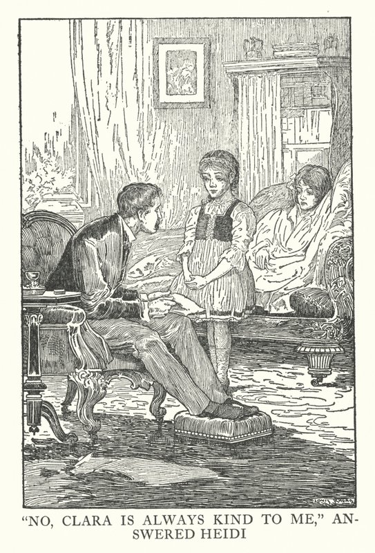 Illustration pour Heidi de Johanna Spyri - Louis John Rhead