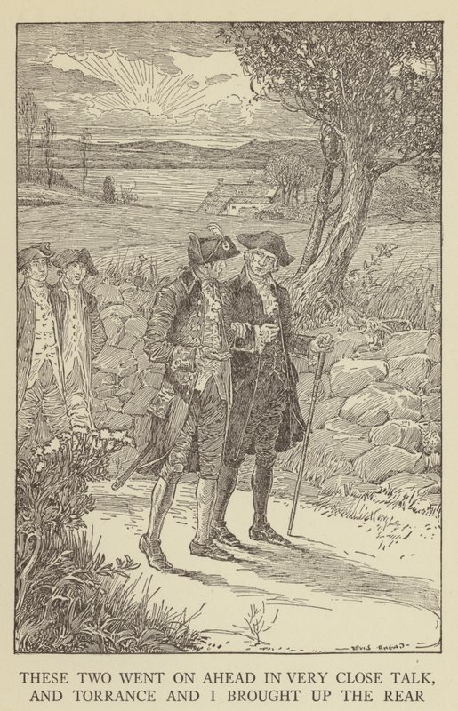 Illustration pour Kidnapped de Robert Louis Stevenson - Louis John Rhead