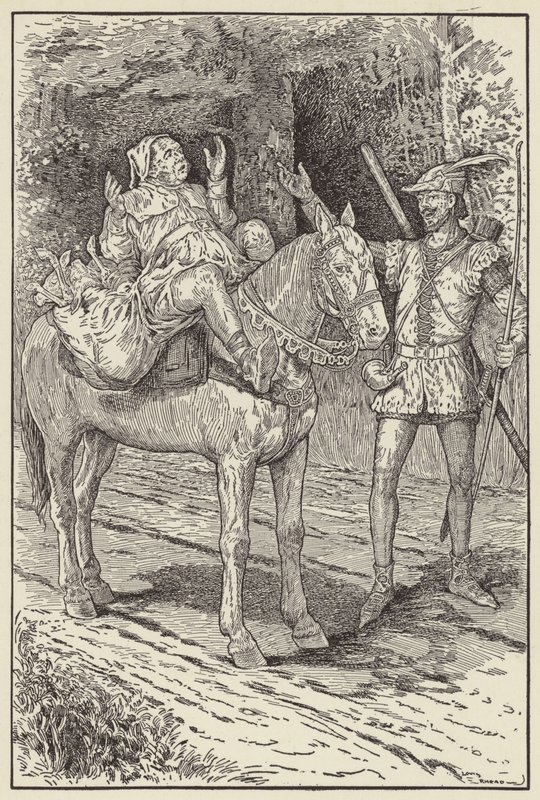 Non, dit Robin, ne crains rien, car je ne te ferai aucun mal - Louis John Rhead