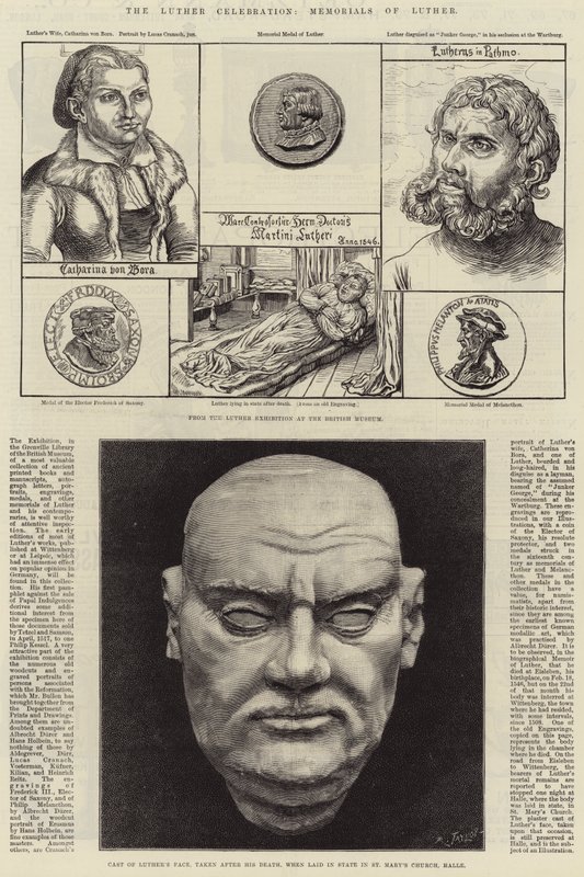 La Célébration de Luther, Mémoriaux de Luther - Lucas Cranach the Younger