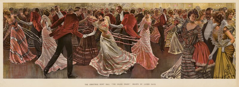 Bal de chasse de Noël - Lucien Davis