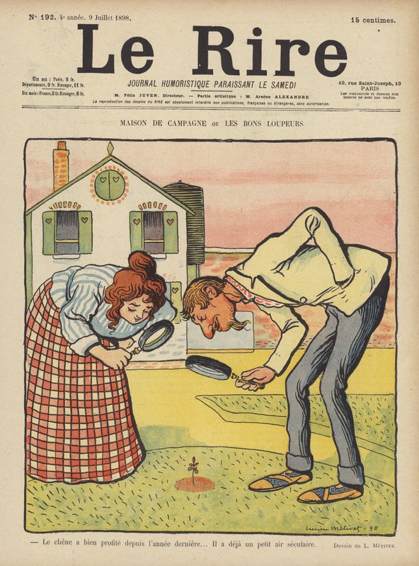 Illustration pour Le Rire - Lucien Metivet