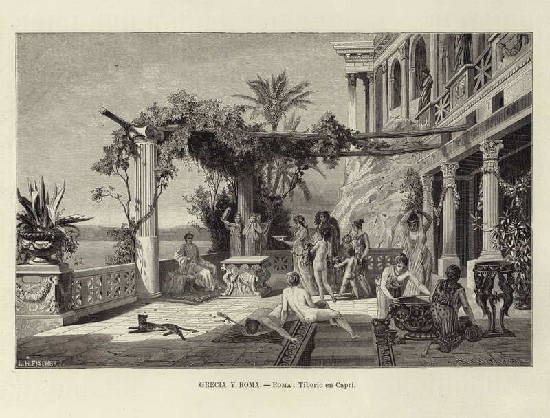Grèce et Rome - Rome : Tibère à Capri - Ludwig Hans Fischer