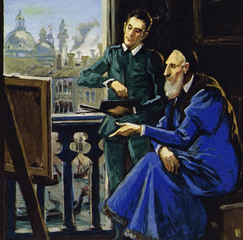 Dominico Theotocopuli, plus connu sous le nom de El Greco (Le Grec) (lithographie couleur) - Luis Arcas Brauner