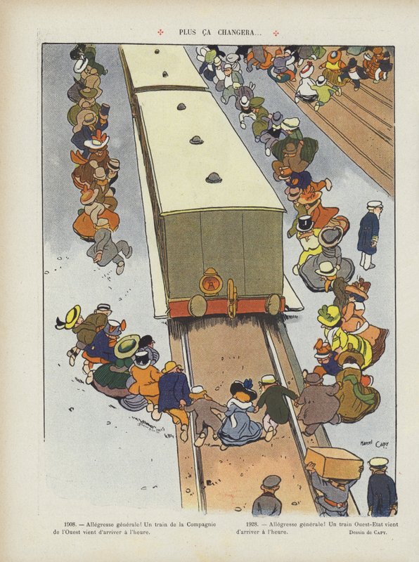 Plus ça change... Illustration pour Le Rire - Marcel Amable O.L. Capy