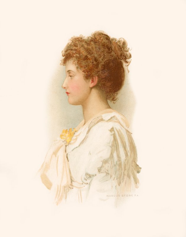 Adeline de Tennyson - Marcus Stone