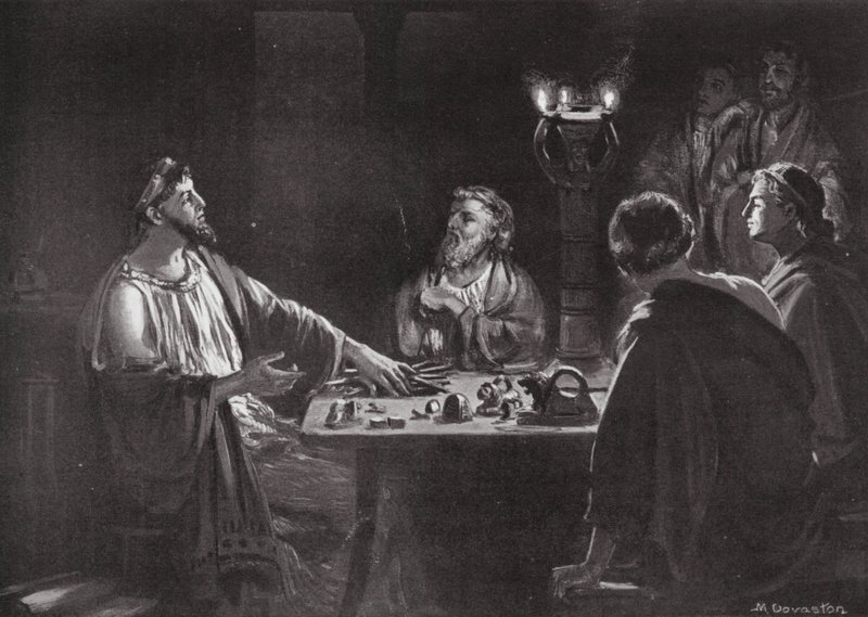 Introduction des poids et mesures en Grèce (litho) - Margaret (after) Dovaston