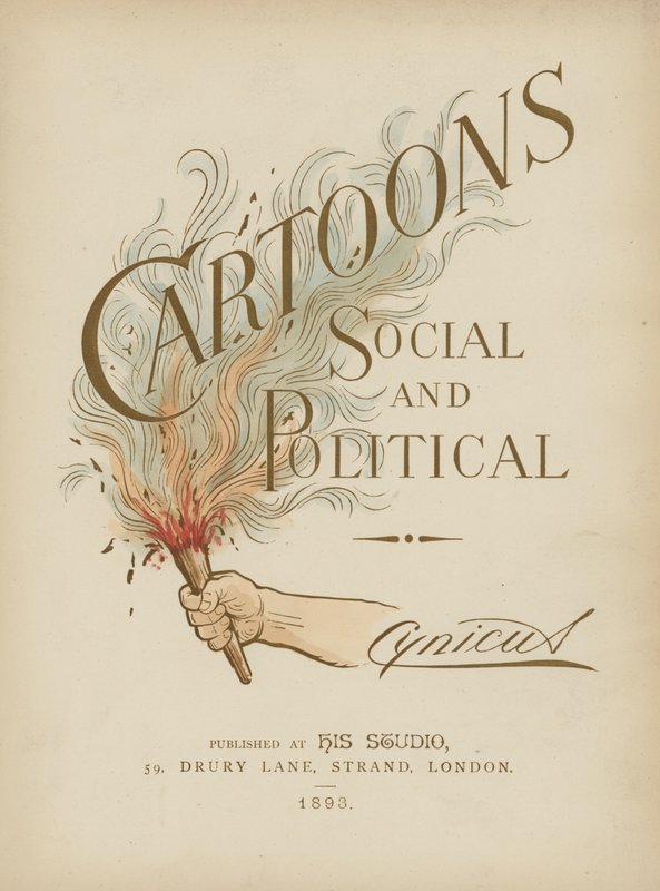 Page de titre pour Cartoons Social and Political par Cynicus - Martin Cynicus Anderson