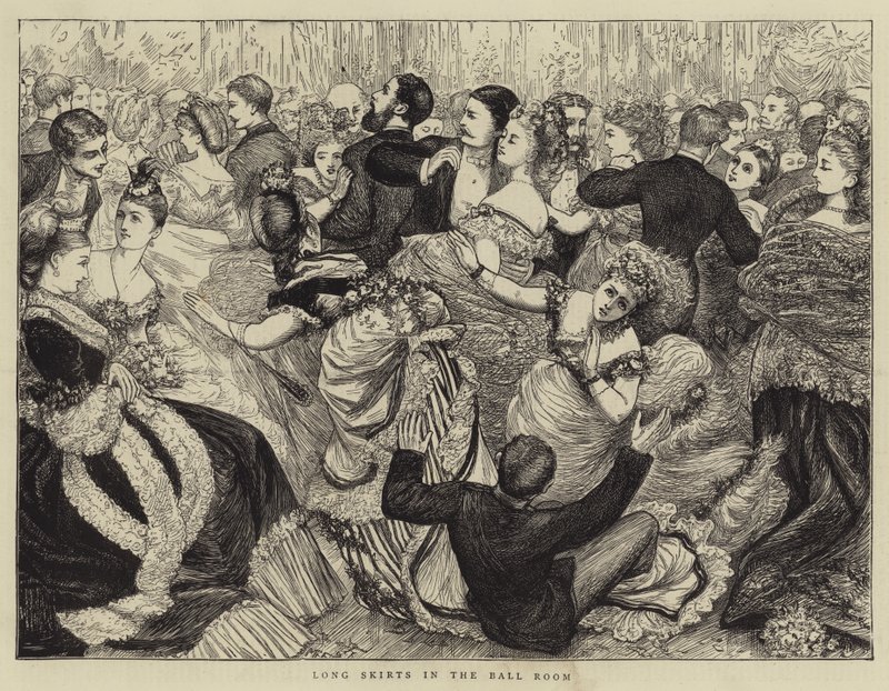 Longues jupes dans la salle de bal - Mary Ellen Edwards