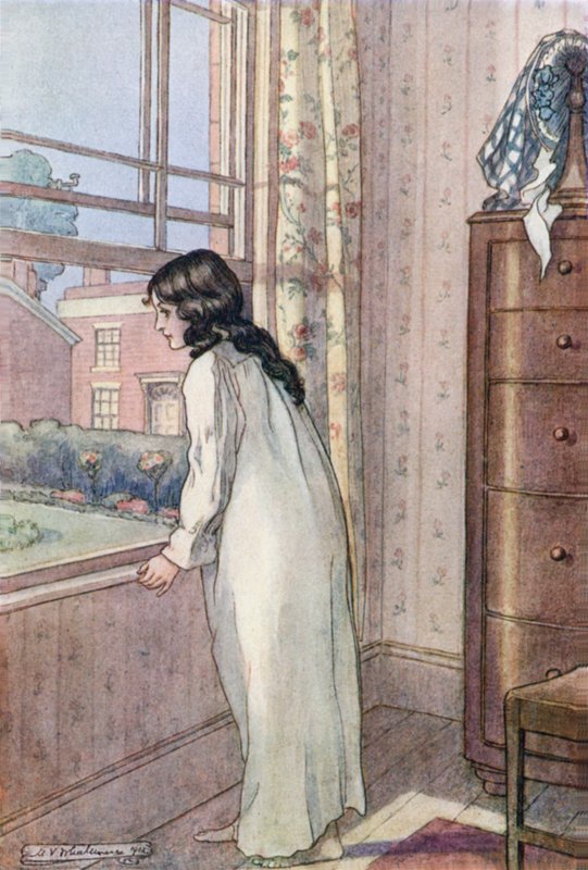 Illustration pour Wives and Daughters de Mrs Gaskell - Mary V. Wheelhouse