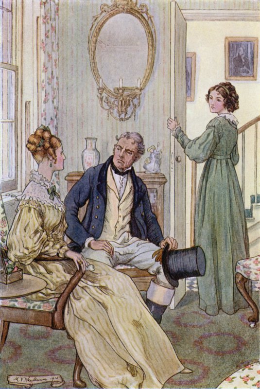 Illustration pour Wives and Daughters de Mrs Gaskell - Mary V. Wheelhouse