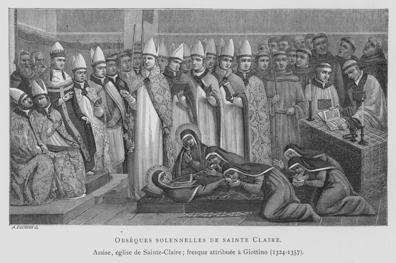 Funérailles de Sainte Claire - Maso di Banco Giottino