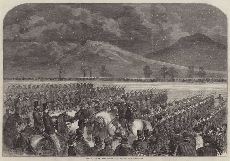 Journée de terrain du Corps des fusiliers à Édimbourg - Matthew Somerville Morgan