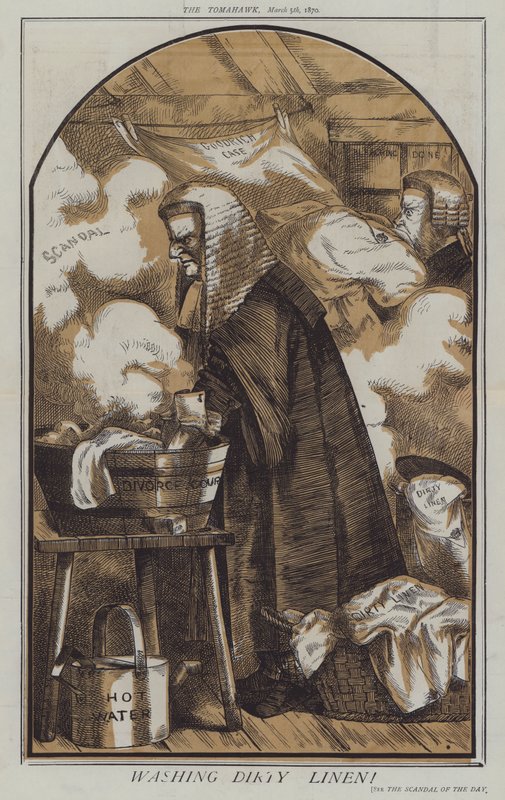 Laver le linge sale (lithographie en couleur) - Matthew