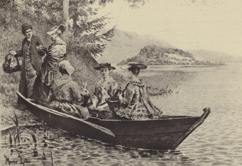 Une excursion en bateau - Maurice Leloir