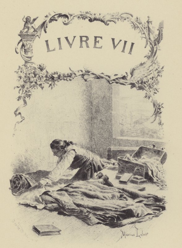 Illustration pour le Livre VII des Confessions de Jean-Jacques Rousseau - Maurice Leloir