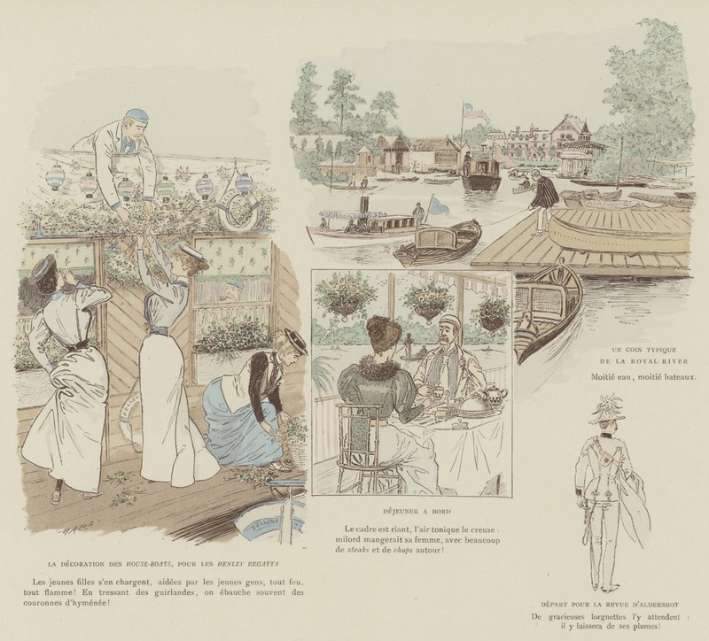 Illustration pour La Vie De Londres par Mars - Maurice Charles Mathieu Bonvoisin