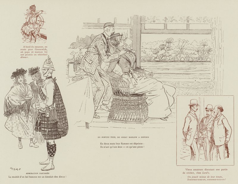 Illustration pour La Vie De Londres par Mars - Maurice Charles Mathieu Bonvoisin
