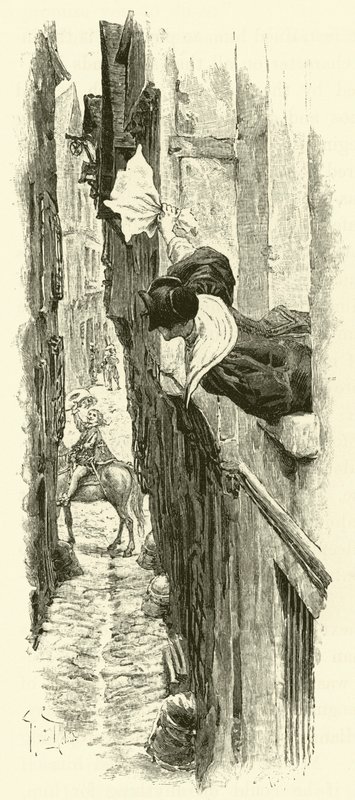 Illustration pour Les Trois Mousquetaires - Maurice Leloir