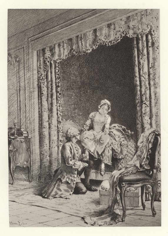 La tentation - Maurice Leloir