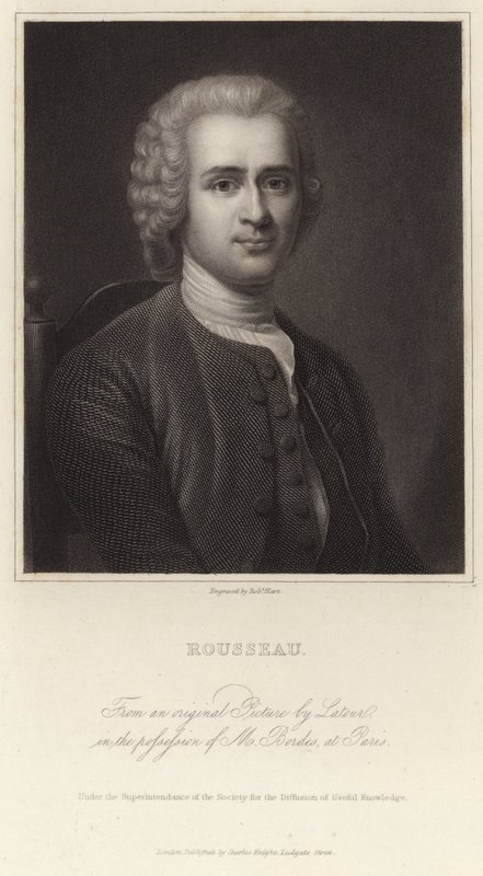 Portrait de Jean-Jacques Rousseau - Maurice Quentin de La Tour