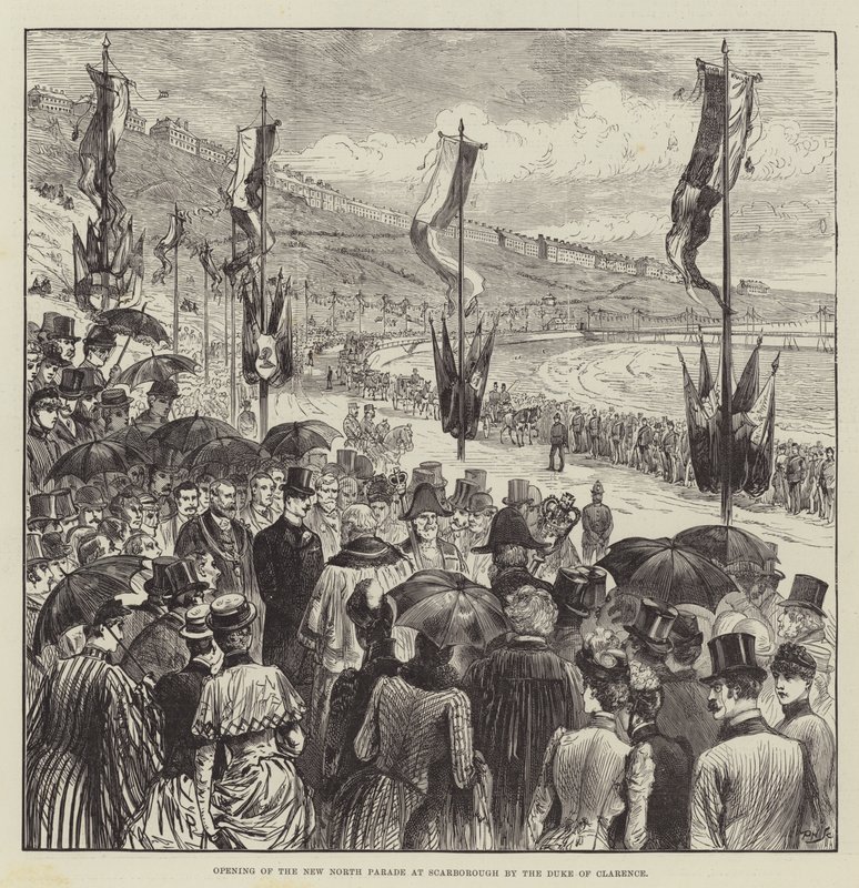 Ouverture de la nouvelle parade nord à Scarborough par le duc de Clarence - Melton Prior