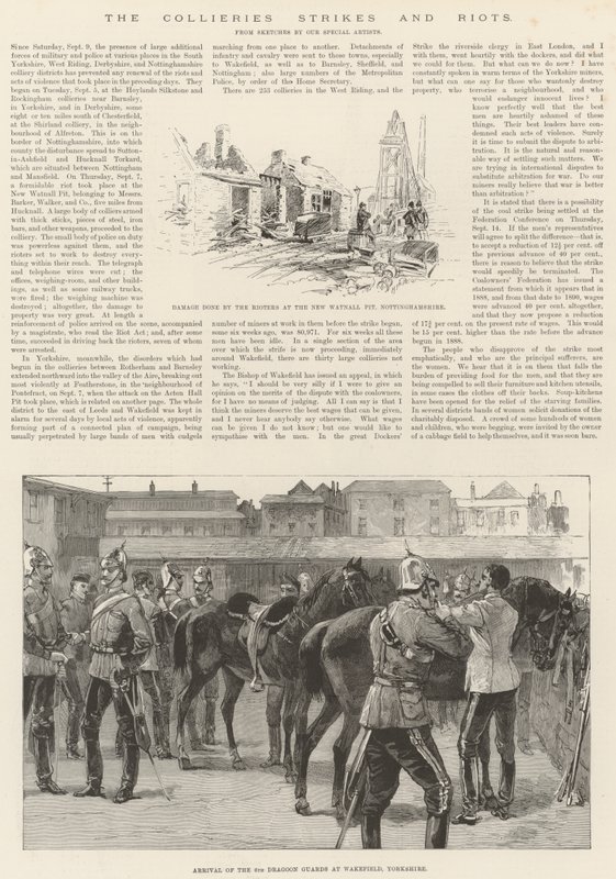 Les grèves et émeutes des mines de charbon - Melton Prior