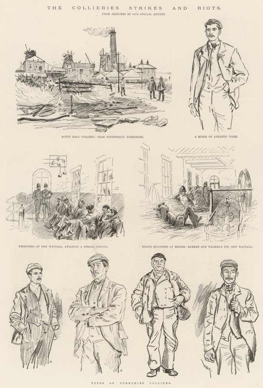 Les grèves et émeutes des mines de charbon - Melton Prior