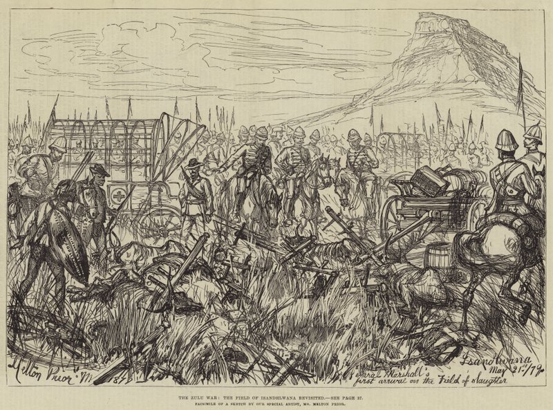 La guerre zouloue, le champ d