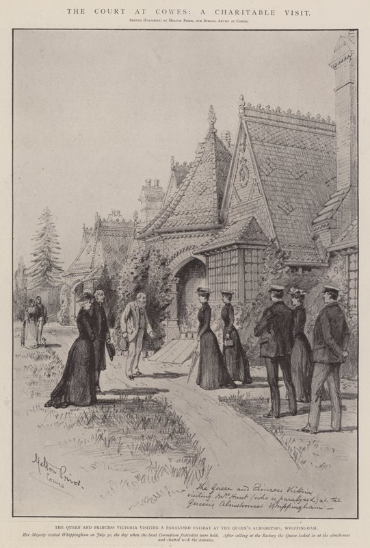 La Cour à Cowes, une visite caritative - Melton Prior
