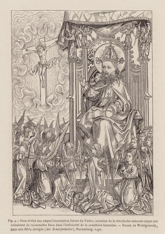 Dieu révélant aux anges l