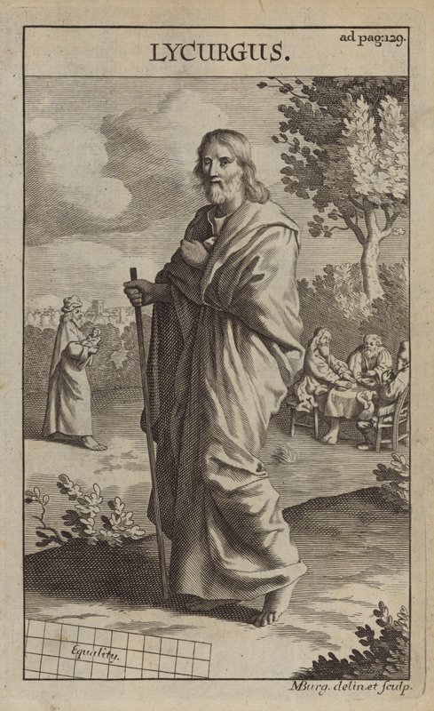 Lycurgue, légendaire législateur spartiate - Michael Burghers