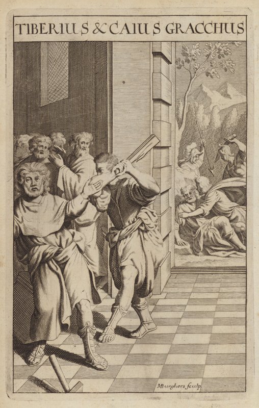Tibère et Caius Gracchus, hommes politiques romains - Michael Burghers