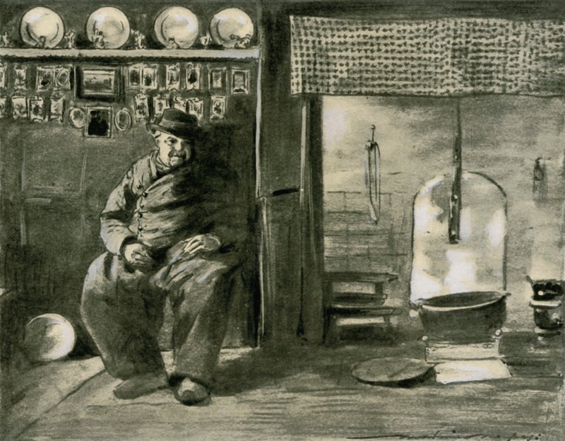 Un intérieur provincial - Mortimer Ludington Menpes