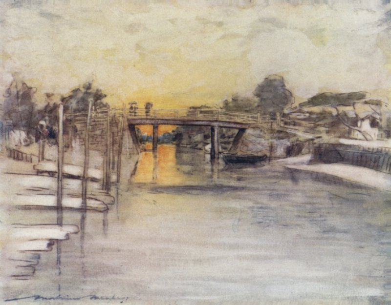 Sur le pont - Mortimer Ludington Menpes