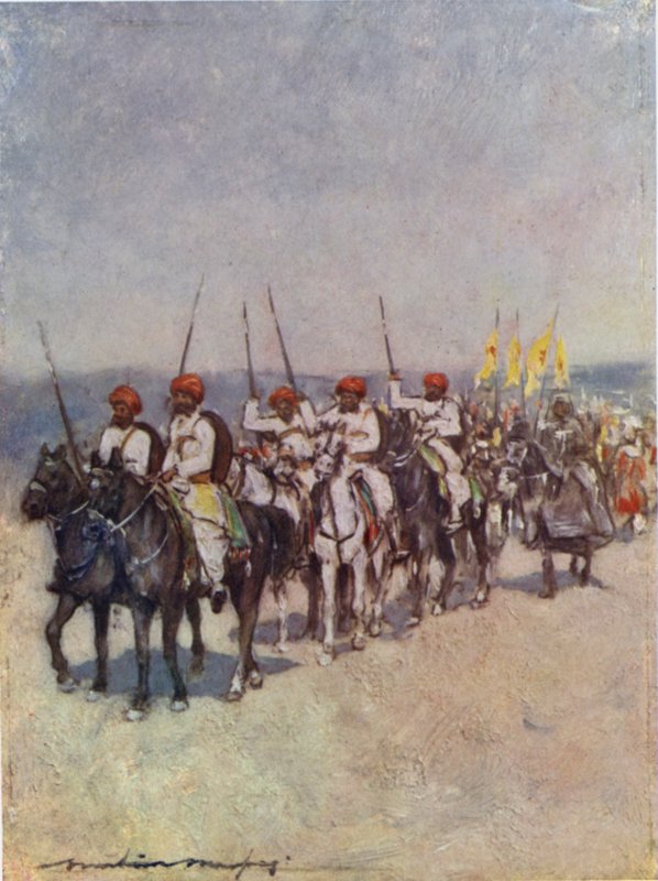 Porteurs de lance de Cutch - Mortimer Ludington Menpes