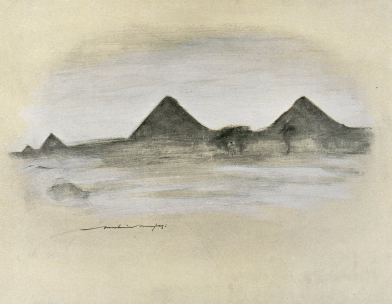 Les pyramides - Mortimer Ludington Menpes