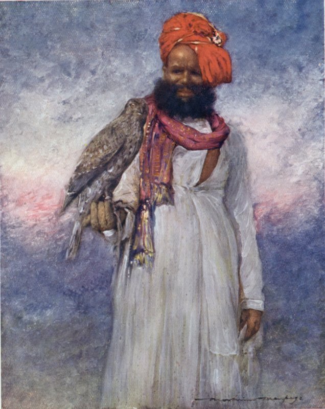 Un fauconnier de Rajgarh - Mortimer Ludington Menpes