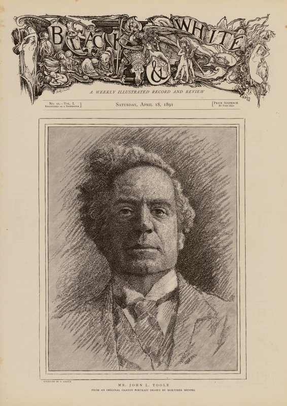 John Lawrence Toole, acteur anglais - Mortimer Ludington Menpes