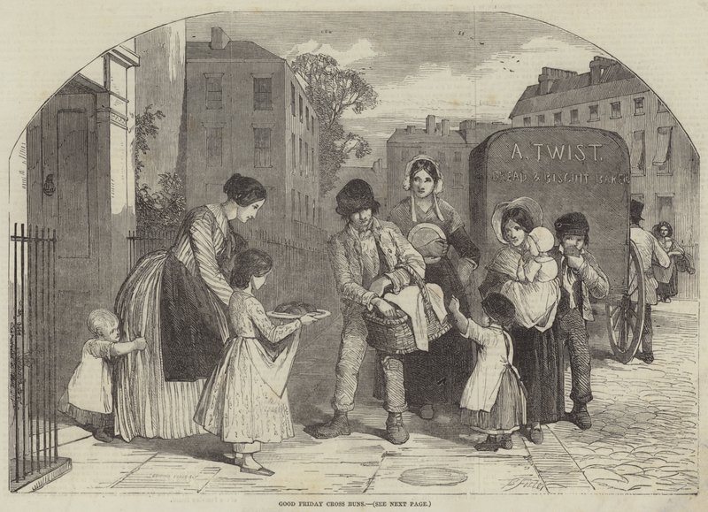 Petits pains de croix du Vendredi Saint - Myles Birket Foster