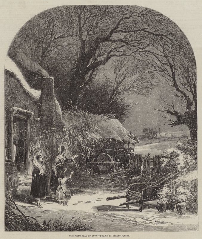 La première chute de neige - Myles Birket Foster