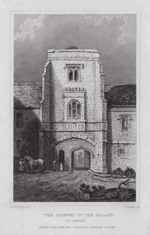 La Porte du Palais, à Cawood - Nathaniel (after) Whittock