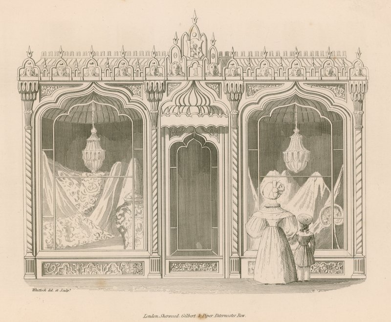 Conception de devanture pour entrepôt indien - Nathaniel Whittock