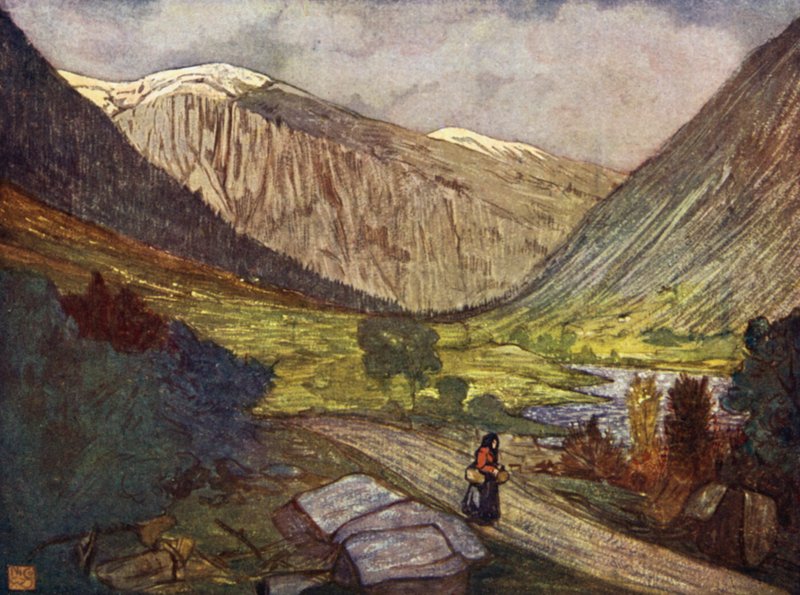 Norvège : Montagnes et rivière à Gjora - Nico Jungman
