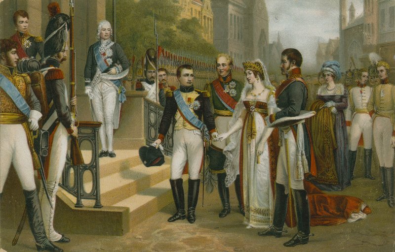 Napoléon recevant la reine Louise de Prusse à Tilsit, 6 juillet 1807 - Nicolas Louis Francois Gosse