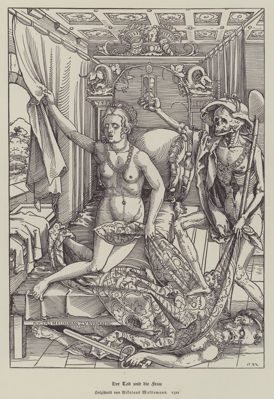 La Mort et la Femme - Nicolaus Meldemann