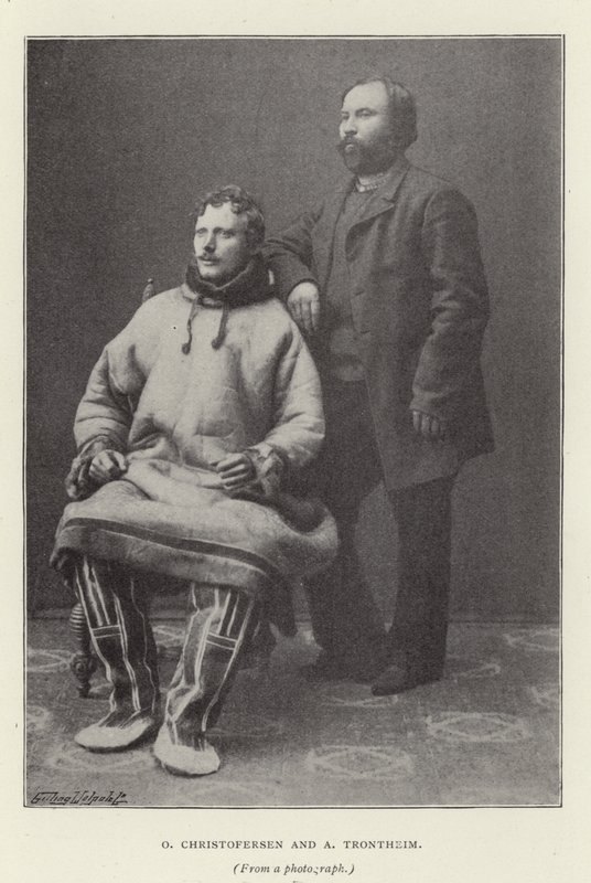 O Christofersen et A Trontheim (photo n/b) - Norwegian Photographer
